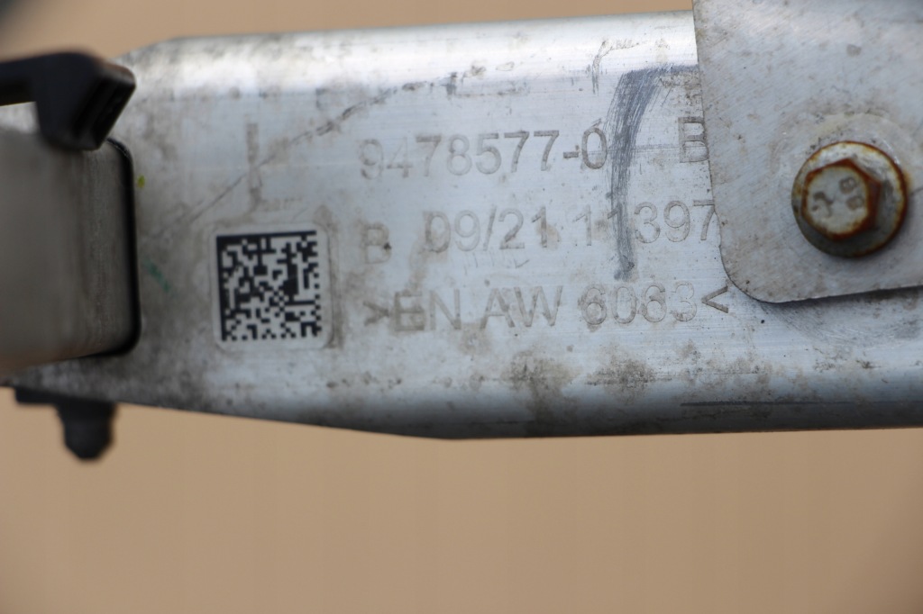 фото №11, Bmw 3 g20 g21 підсилювач балка бампера перед передня нижня 2017+