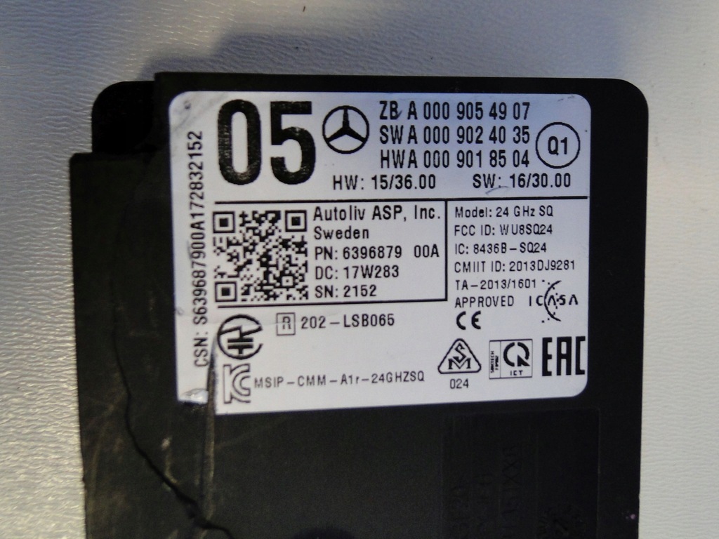 фото №4, Mercedes gle w166 166 радар distronic датчик захисту przed kolizją