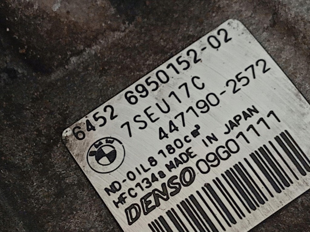 фото №6, Компрессор кондиционера bmw 7 e65 4.4 745 d