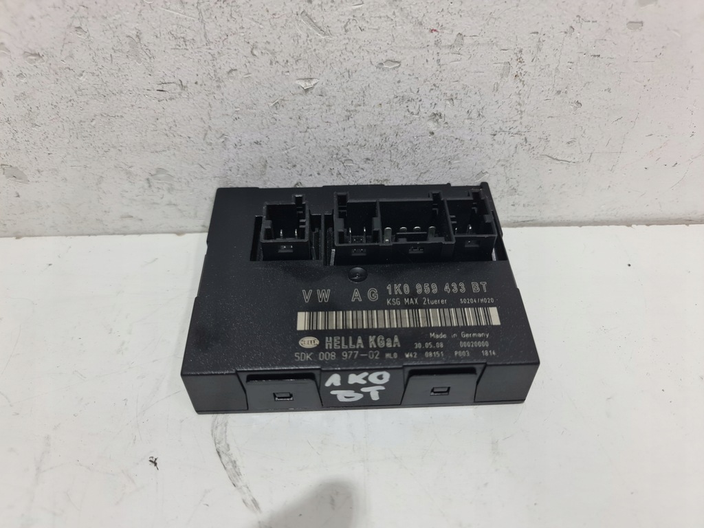 фото №1, Модуль комфорту блок керування volkswagen оригінальний номер 1k0959433bt