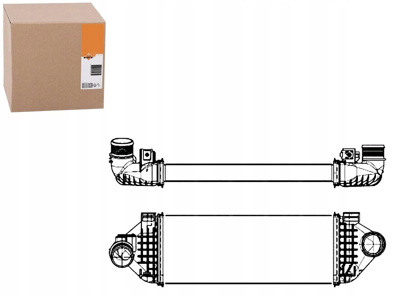 Купить Nrf 30321 радиатор воздуха наддувочный