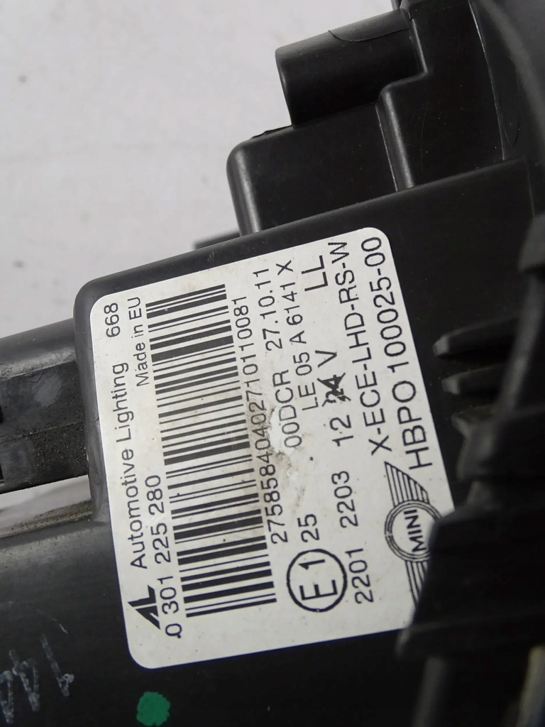 фото №6, Лампа mini cooper s r55 r56 r57 оригінальний номер 100025-00