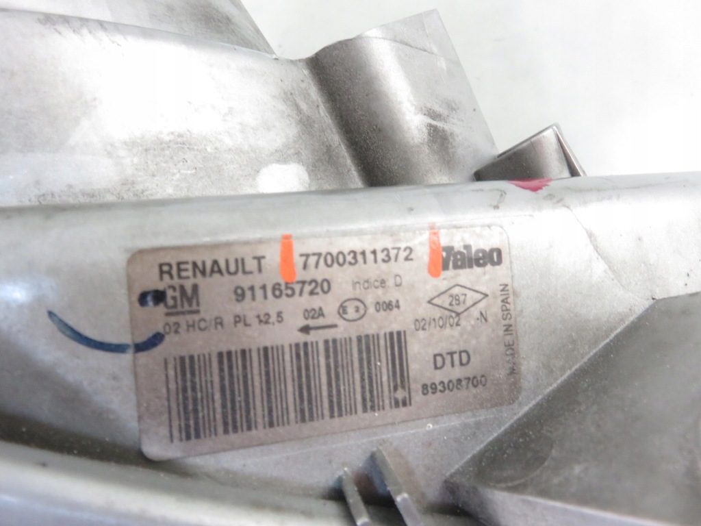 фото №5, Лампа правая передняя renault trafic ii 7700311372
