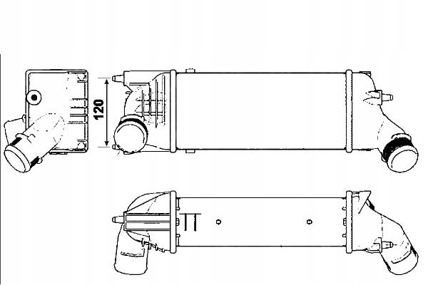 Купить Nrf интеркулер citroen, peugeot c5, 407 04- nrf