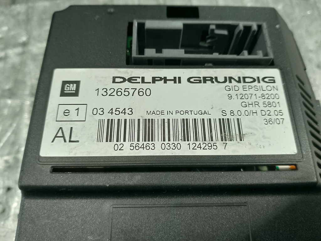 фото №10, Радіо cd opel vectra c 13265760 13233926 13233926se 7646222310