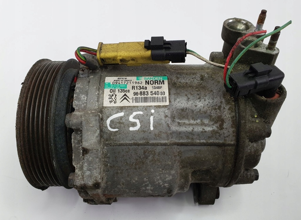 фото №1, Компресор кондиціонера citroen c5 x7 9688354080