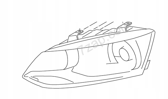 фото №1, Новий скло фари лампи lexus es 2012-2015 лівий