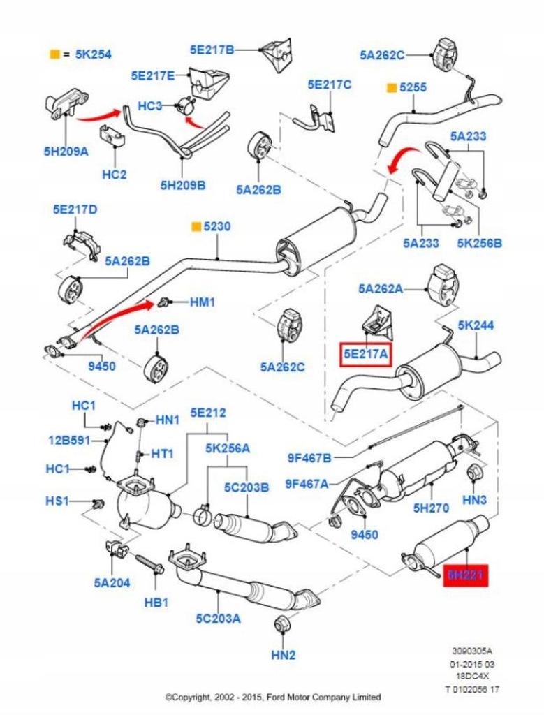 фото №7, Кронштейн труби випускної ford transit connect