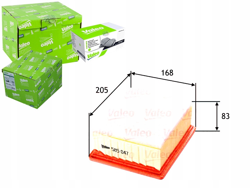 фото №1, Valeo фільтр повітря 1444ca ala8804