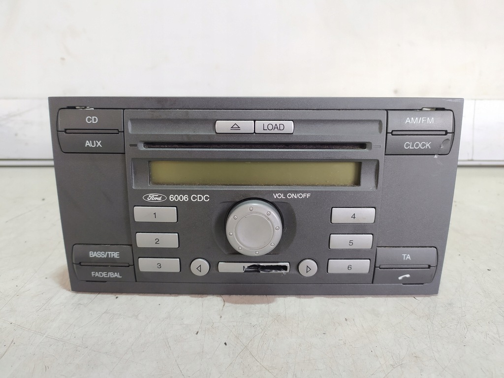 фото №1, Ford fiesta mk6 радио 6 cd 6s61-18c815-bf + kod