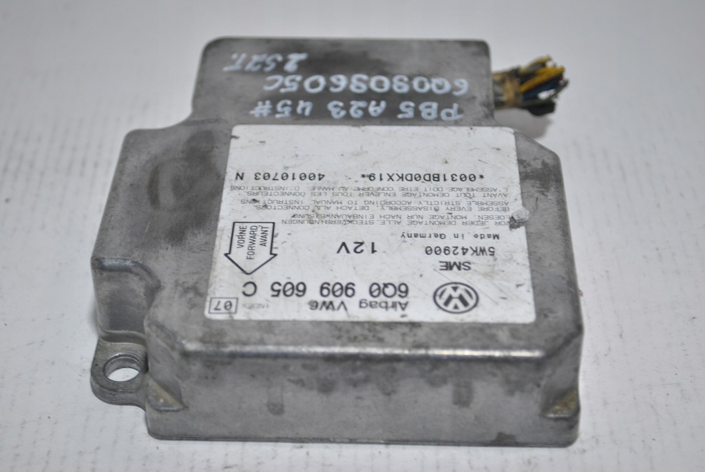 фото №6, Модуль датчик подушка безопасности vw passat b5 6q0909605c