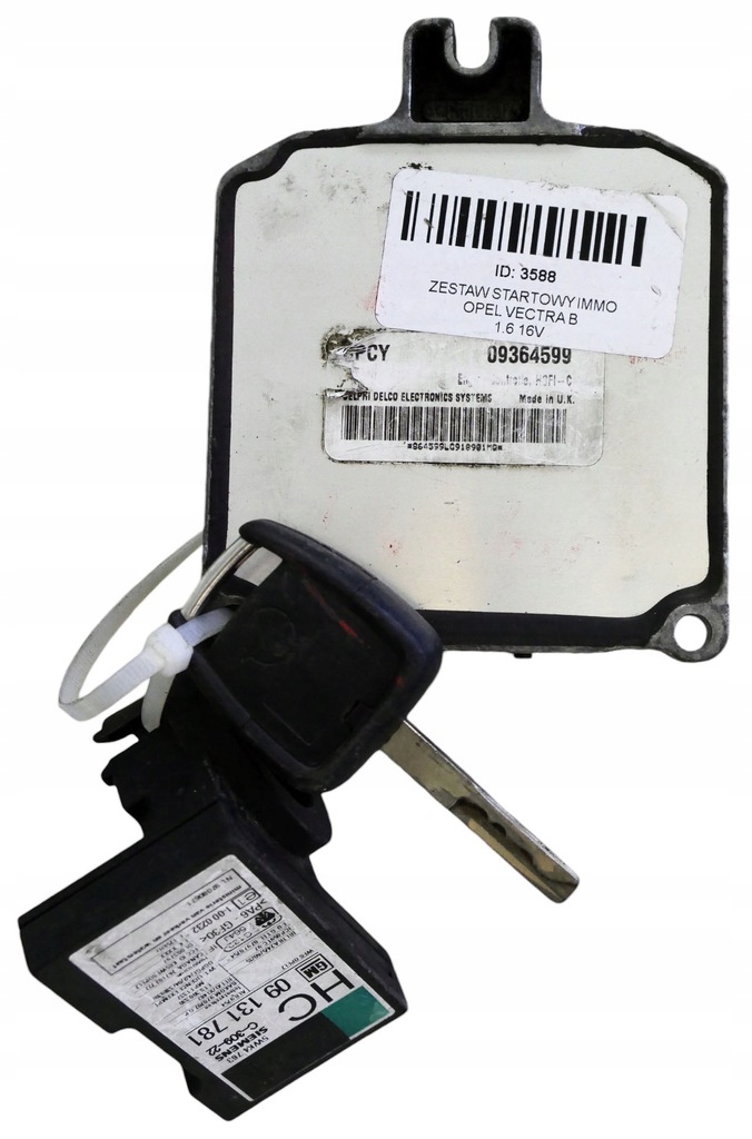 фото №1, Набір стартовий opel vectra b 1.6 5wk4763 09364599 + програмування