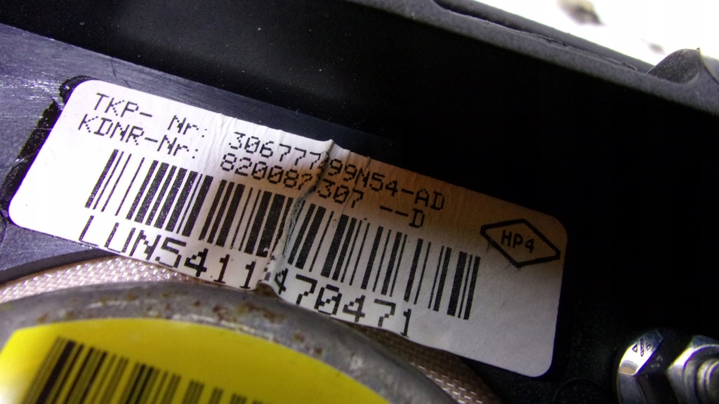 фото №7, Подушка безопасности водителя пассажира dacia sandero logan