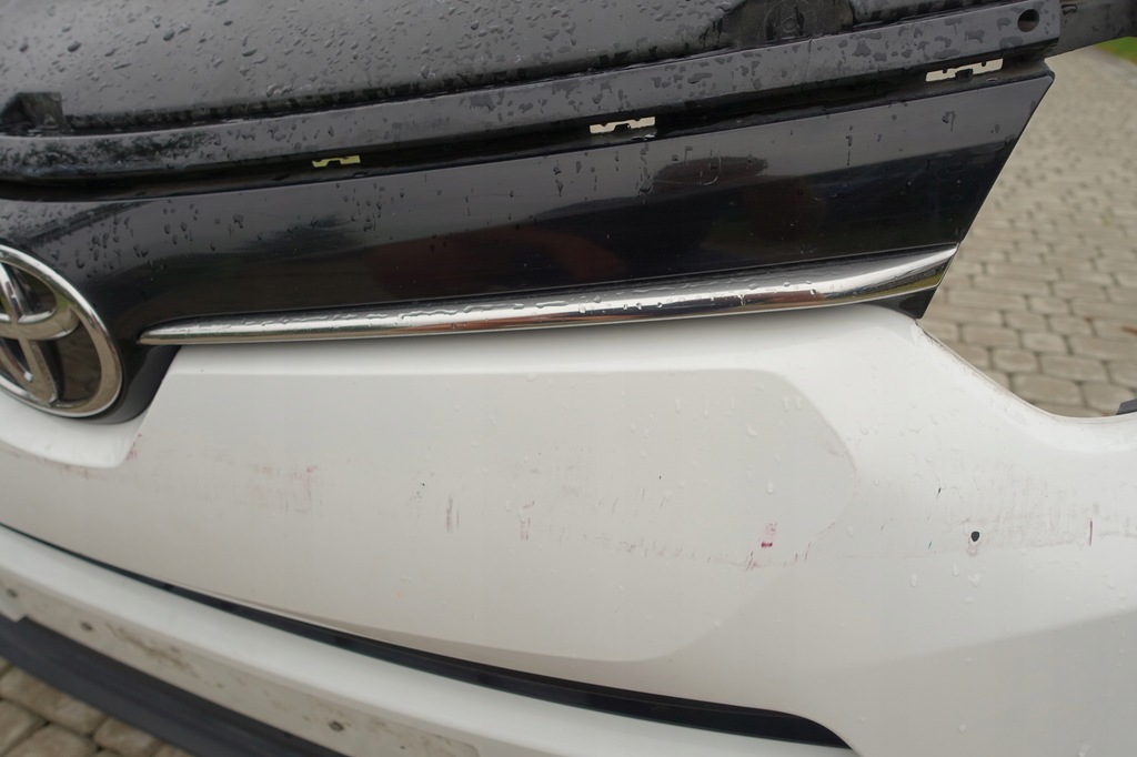 фото №8, Toyota proace city бампер передний оригинал верхний решётка радиатора