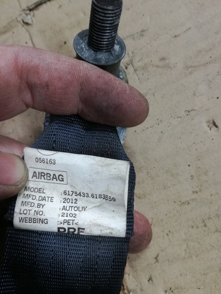 фото №7, Juke f15 2010-2014r pas безопасности левый перед