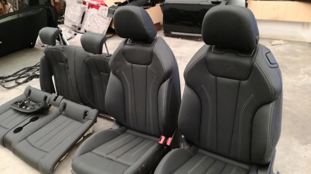 фото №14, Audi a5 8w cabrio сиденья обивка туннель s-line