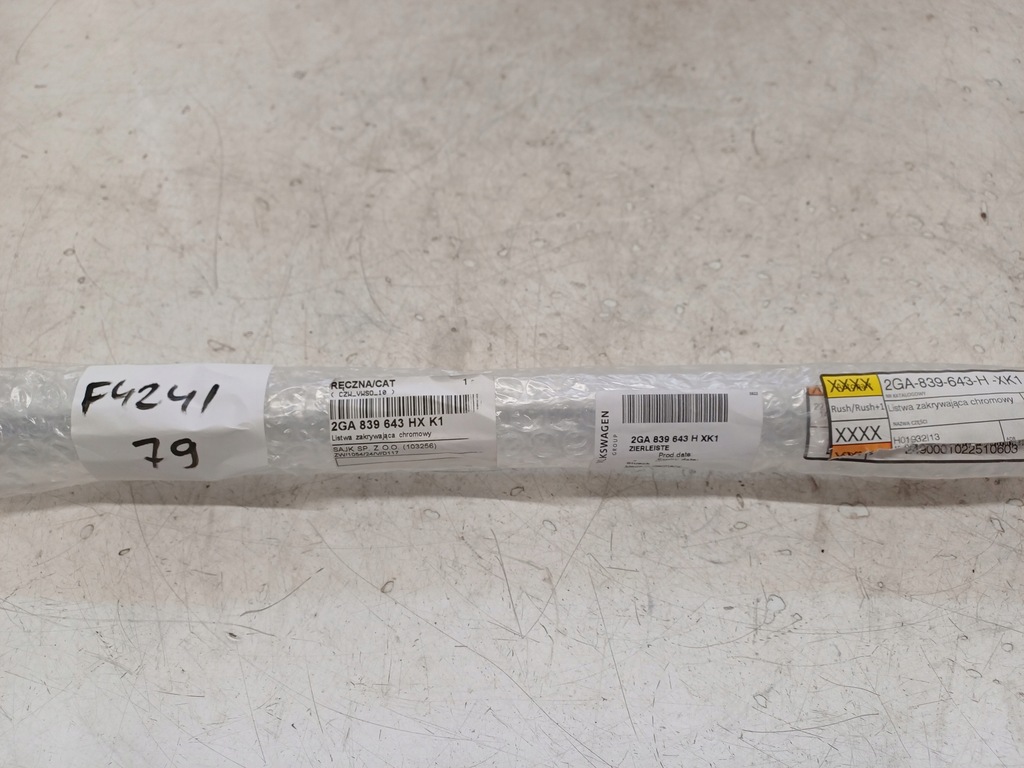 фото №6, Volkswagen vw t-roc 17- молдинг хром лівий задня 2ga839643h - nowa