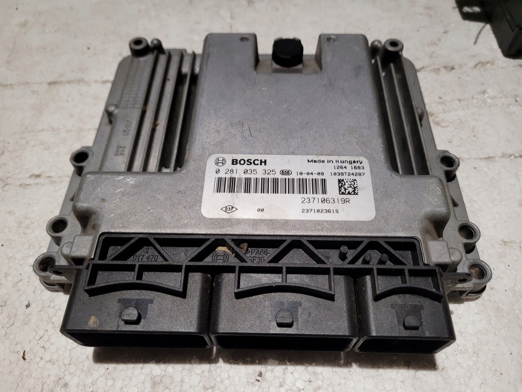 фото №1, Бортовой компьютер двигателя renault 0281035325