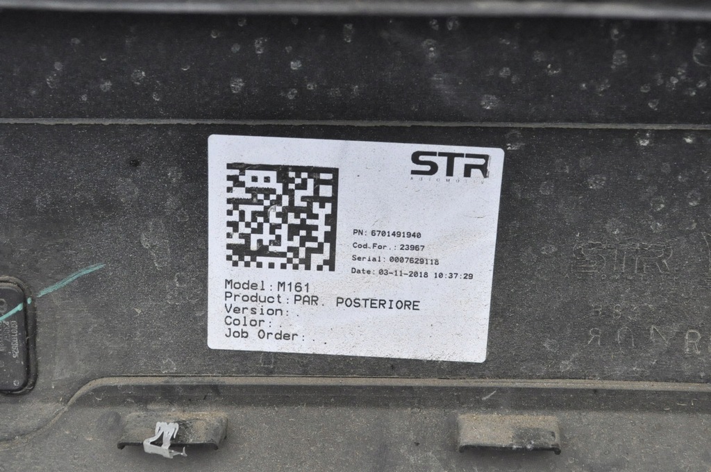 фото №16, Maserati levante s q4 бампер задняя задний pdc nero