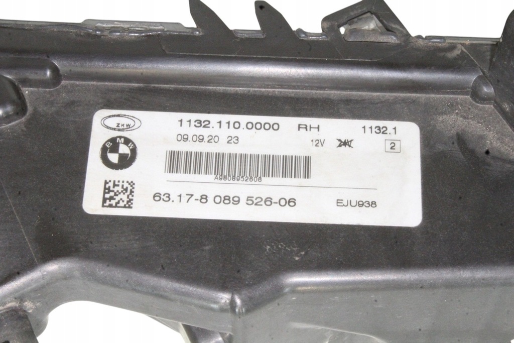 фото №8, Противотуманная фара правый передний bmw 3 g20, g28 8089526 2.0l hybrid 140kw 2020