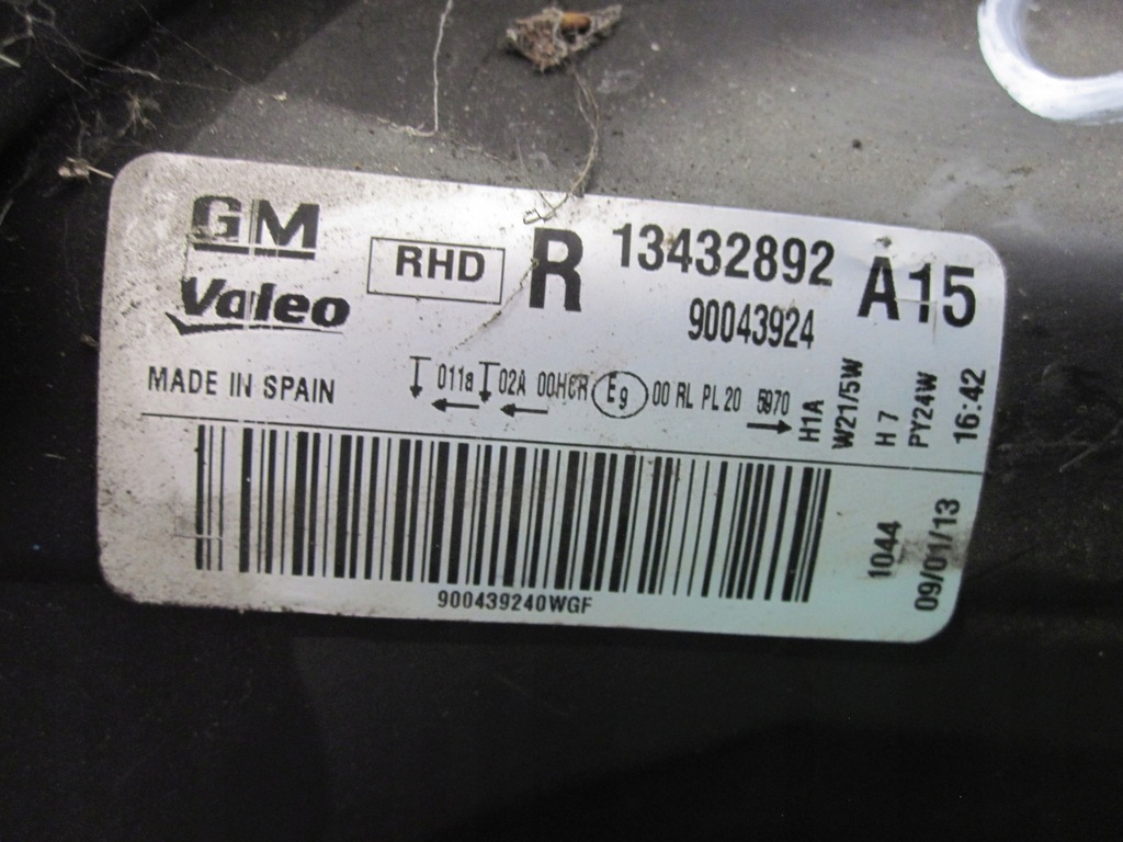 фото №8, Opel corsa d лампа права перед 13432892 90003113 anglik