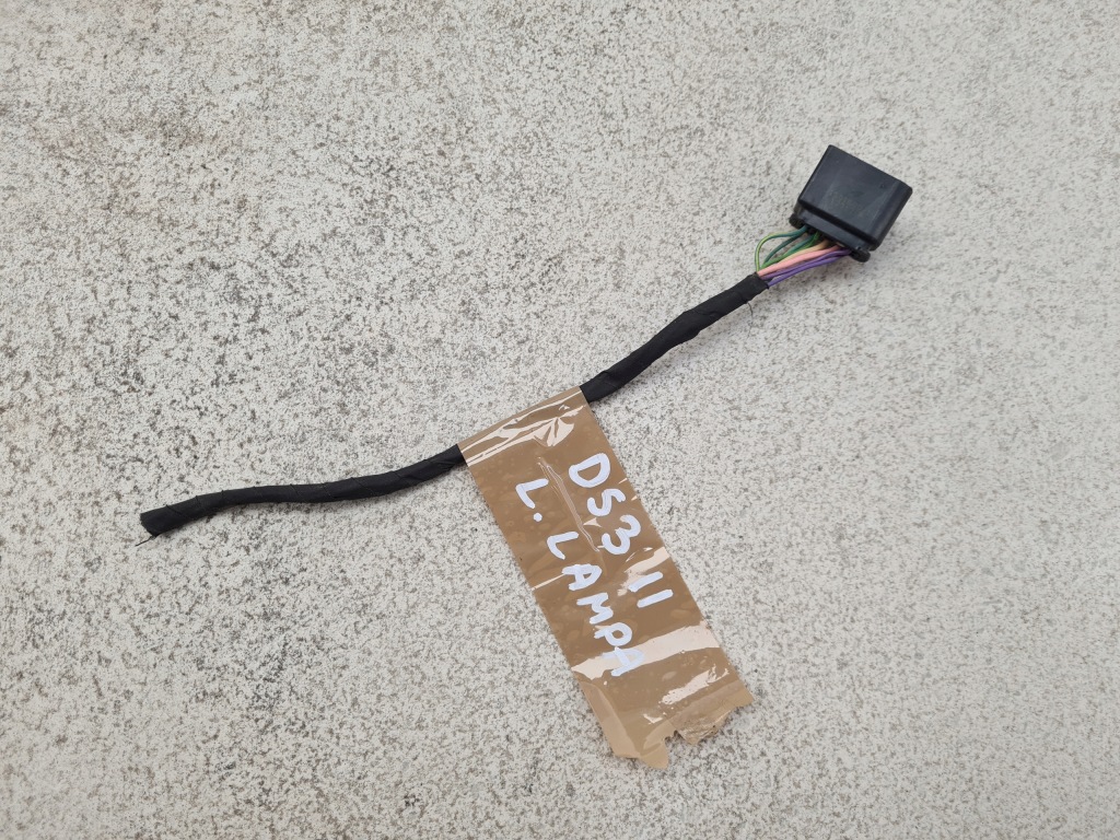 фото №1, Citroen ds3 crossback штекер колодка жгут лампы левая