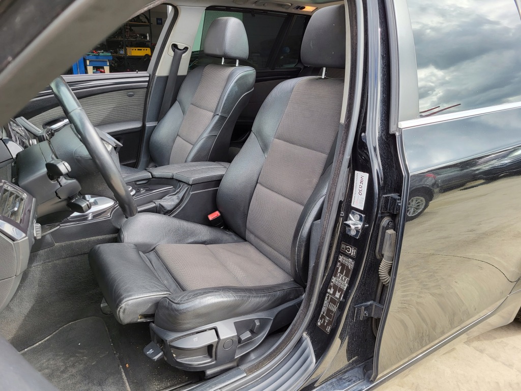 фото №16, Bmw e61 lift сиденья заднее сиденье обшивки sport кожа шторка дверь sportsize europa