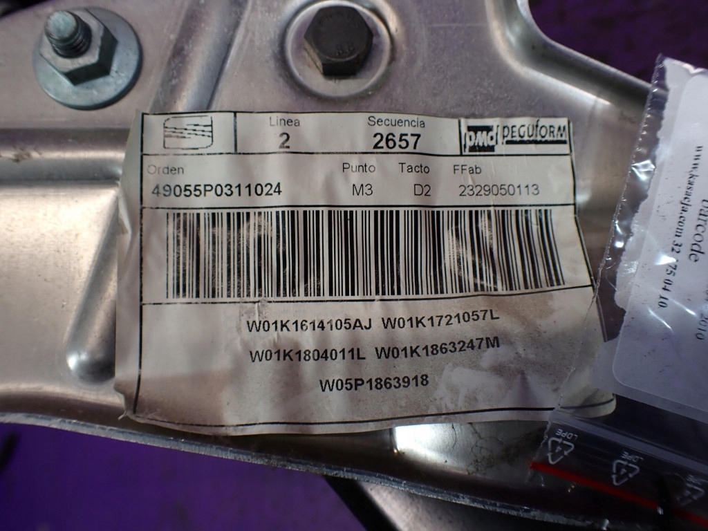 фото №8, Seat toledo iii 3 04- педаль гальма w05p1863918 5p1863918 3b0945511a