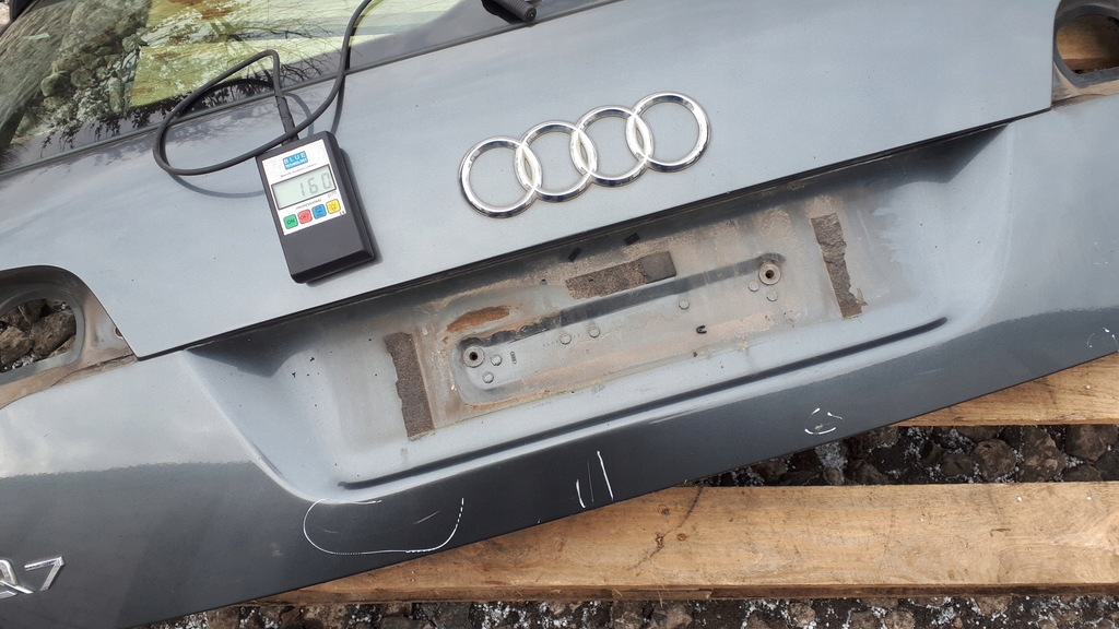 фото №6, Q7 4l кришка багажника багажника задня задня скло lz7s