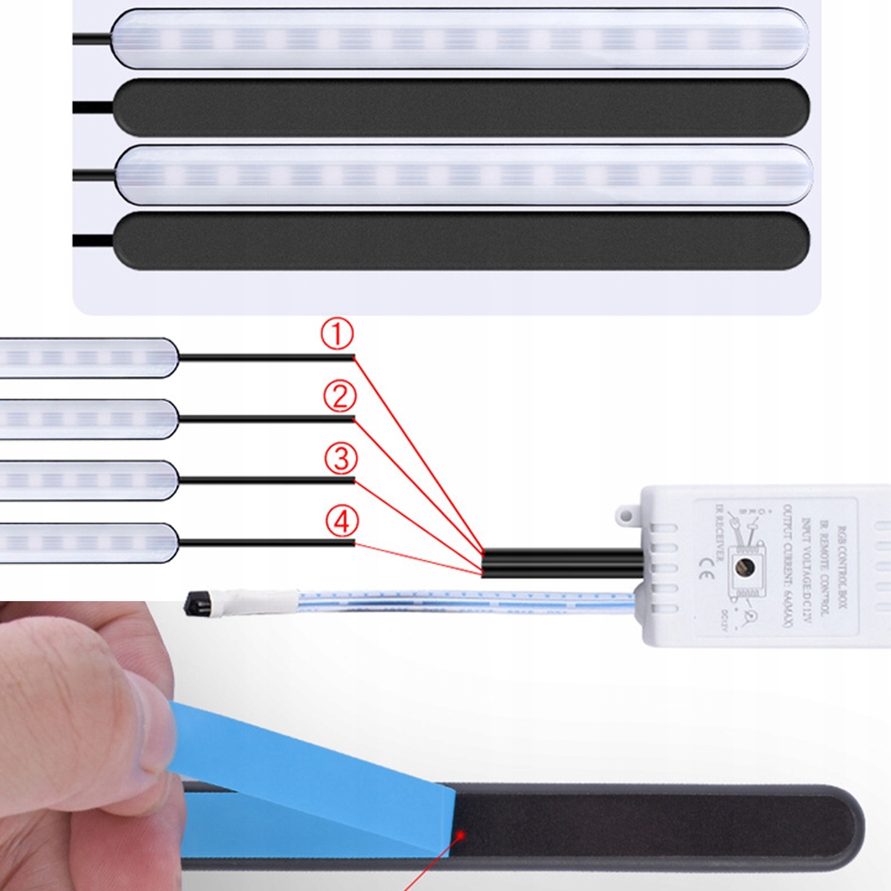 фото №9, Лампа atmosfery автомобілів молдинг led декоративна