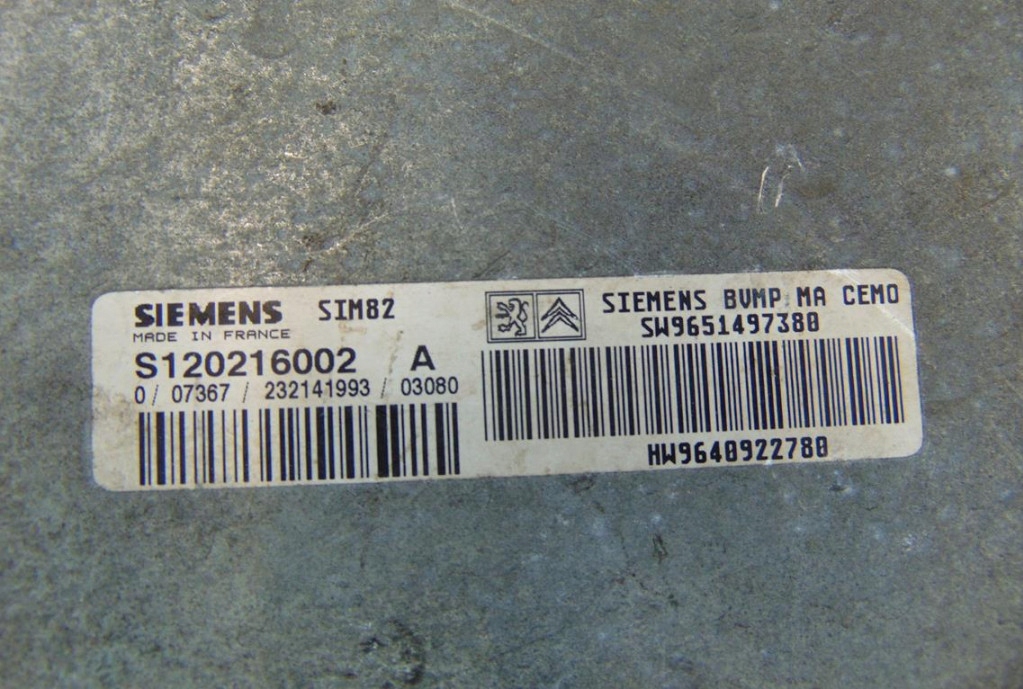 фото №5, Citroen c2 бортовой компьютер коробки s120216002a