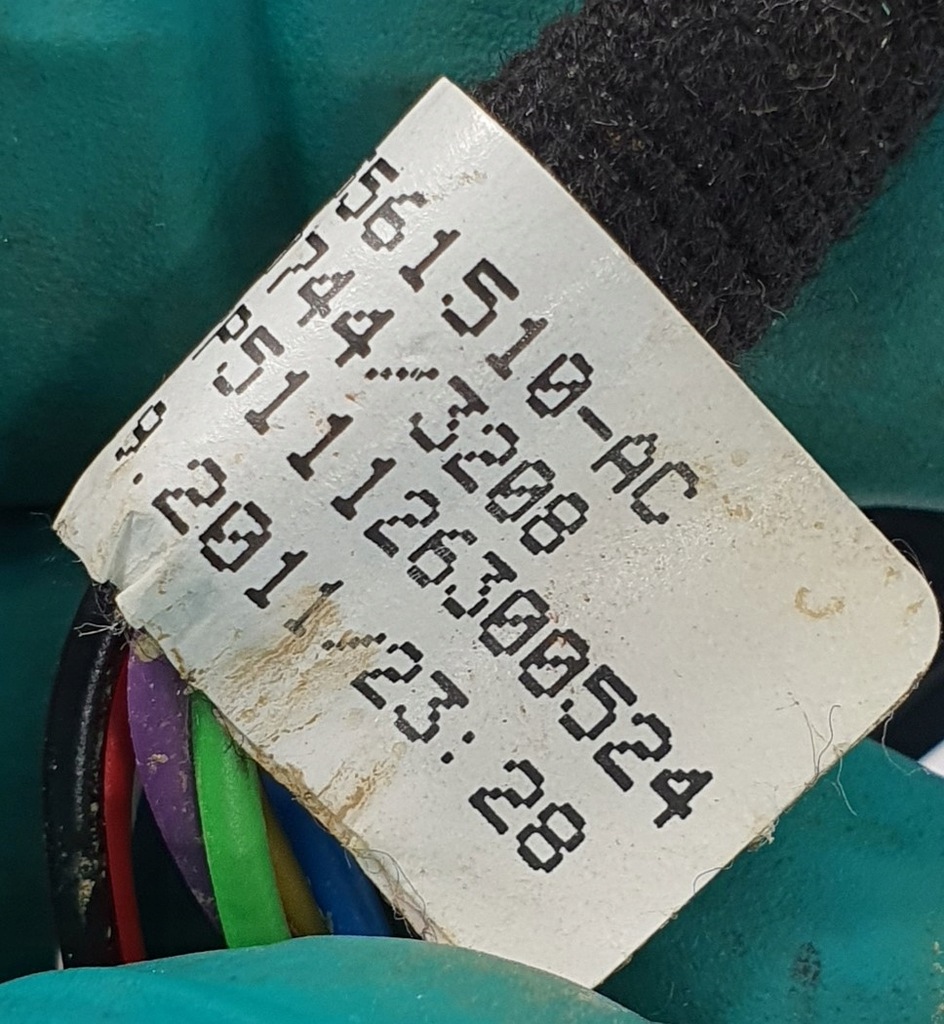 фото №5, Жгут электропроводка подушка безопасности mercedes glk x204