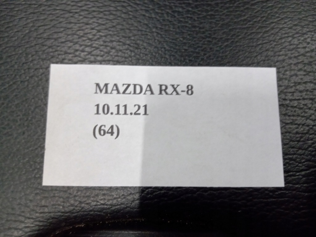 фото №5, Заднее сиденье спинка сиденье задняя кожа mazda rx8 rx-8