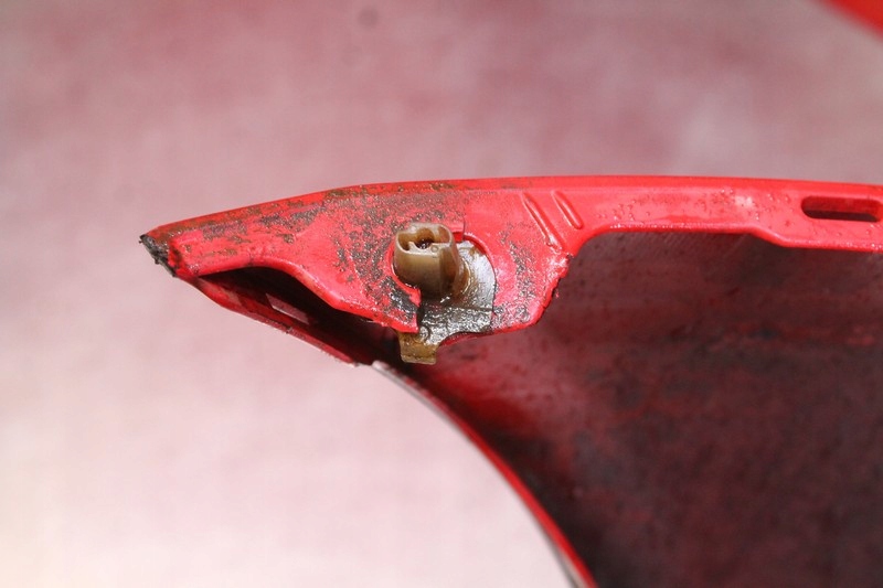 фото №10, Бампер задняя задний красный nf79-50221 mazda mx5 mx-5 3 iii nc 05-09