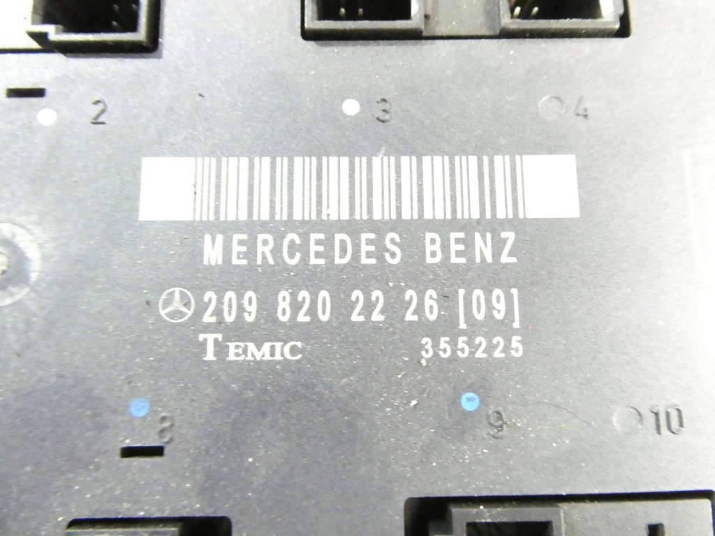 фото №3, Модуль блок керування двері правий перед mercedes w209