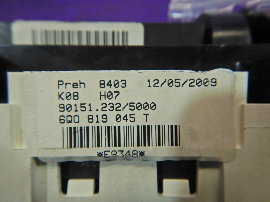 фото №7, Vw fox 03-09 панель управление вентиляция 6q0819045t