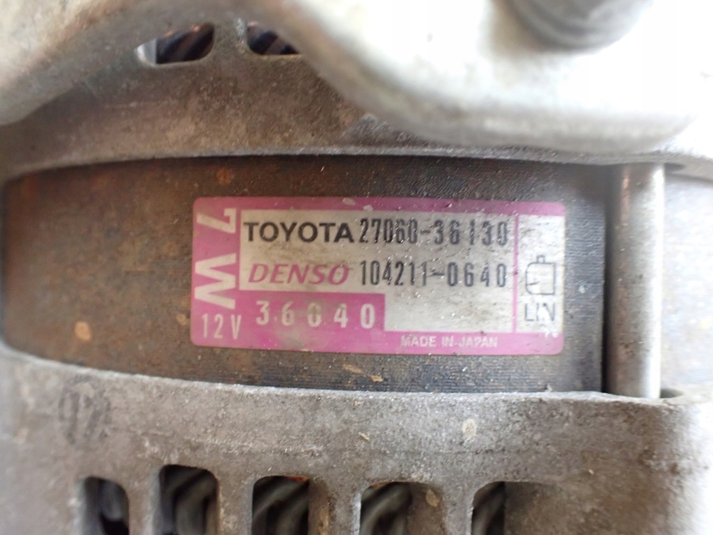 фото №9, Генератор lexus is iii 200t 300 po lift 2018 europa 27060-36130