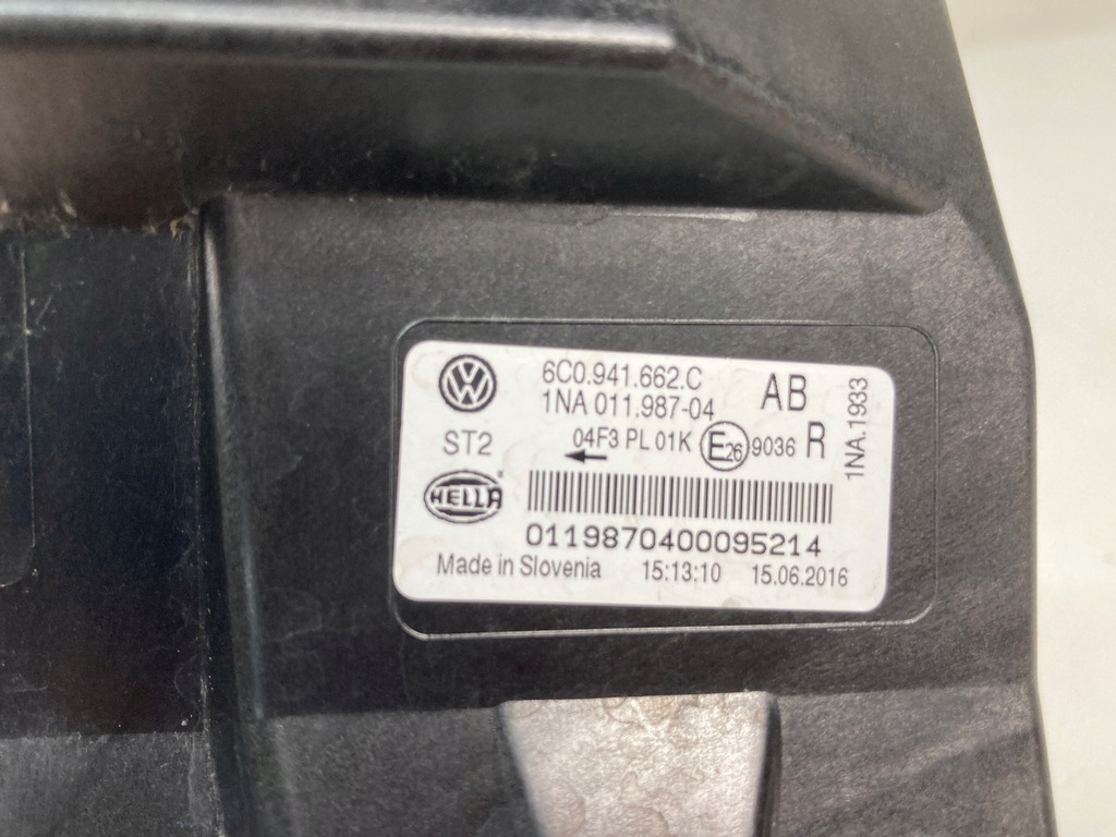 фото №10, Противотуманная фара правый vw polo vi 6c0