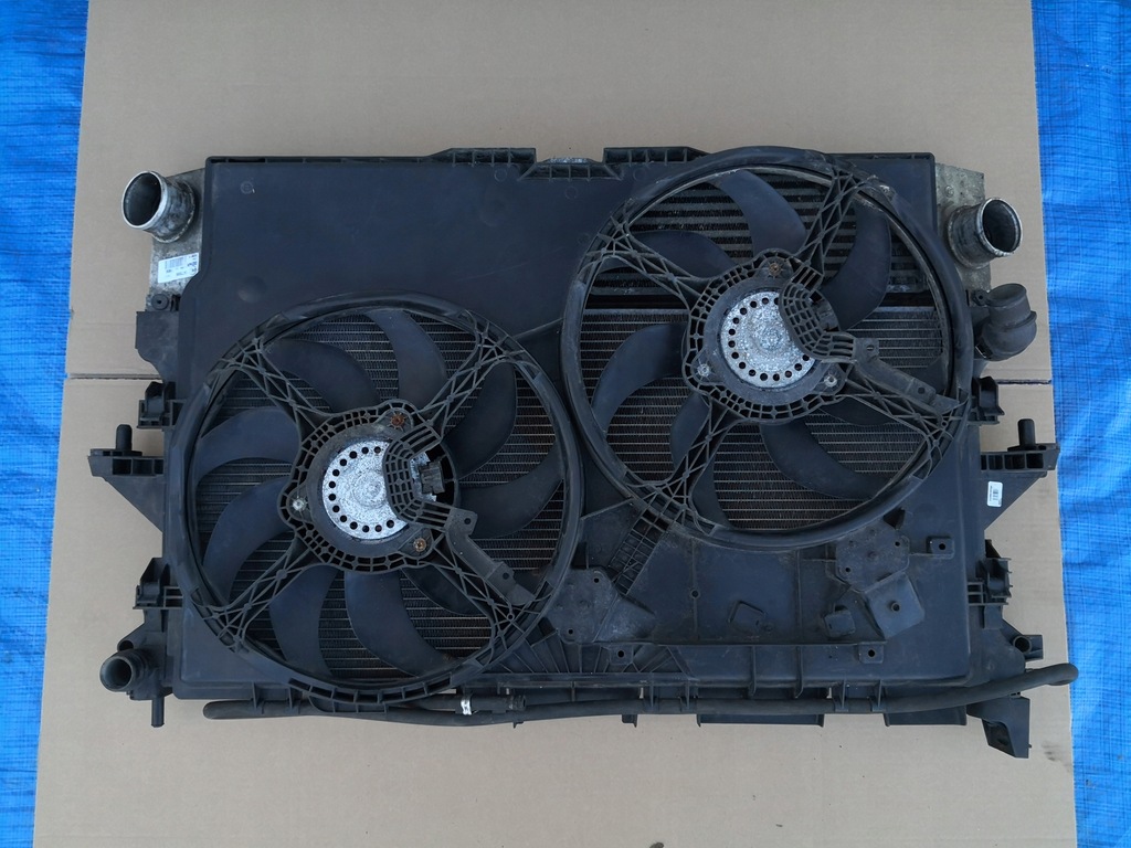 фото №11, Fiat ducato 06- 2.3 3.0 радиатор комплект вентилятор