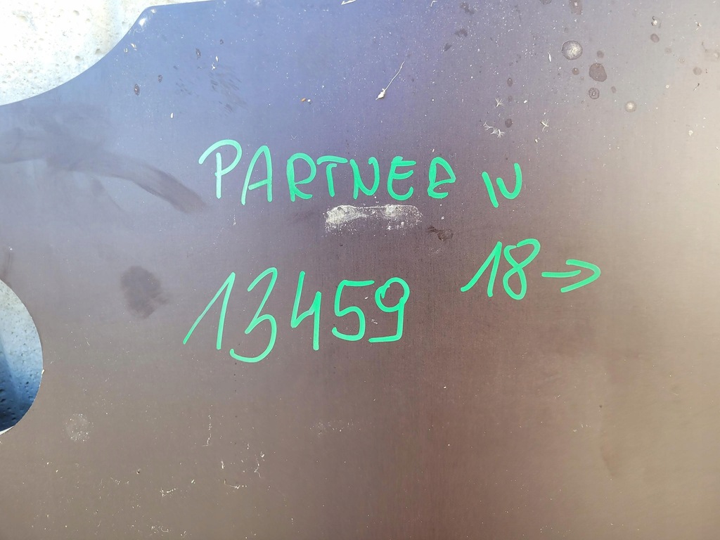 фото №7, Підлога плита кузов peugeot partner iv