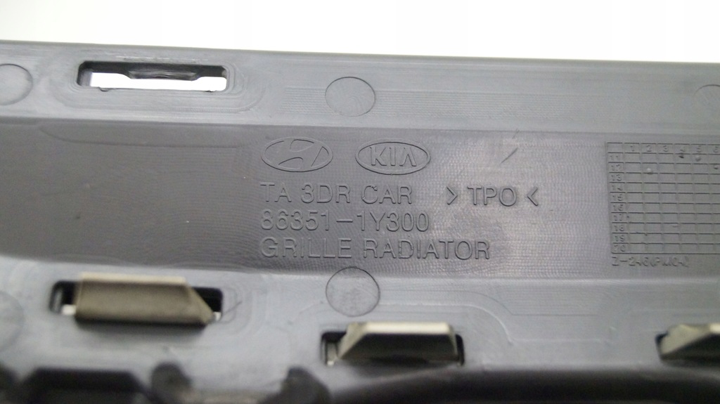 фото №4, Kia picanto ii 3d 11- решётка радиатора решётка радиатора