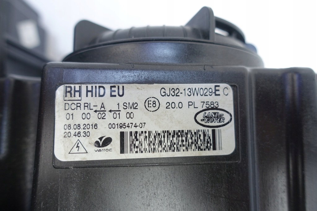 фото №12, Лампа права правий перед land rover evoque ксенон