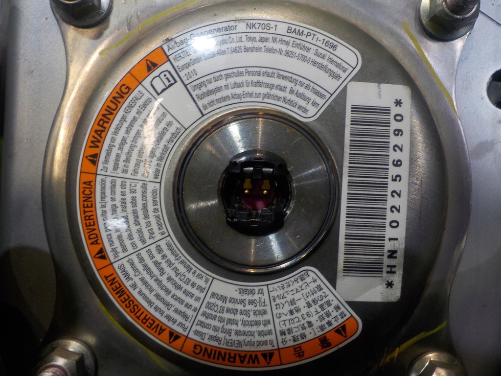 фото №5, Suzuki swift iv mk7 11r 5d подушка безопасности подушка водителя 48150-68l10