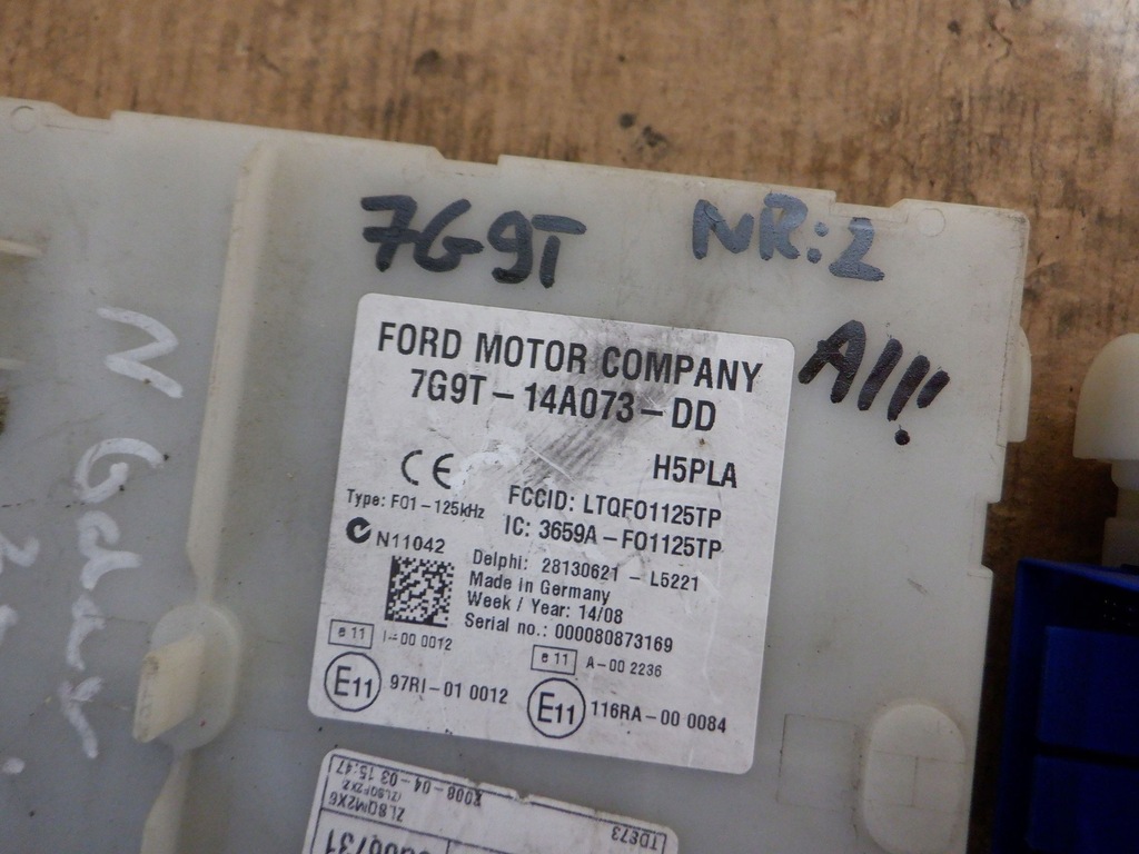 фото №6, Модуль bcm bsi ford monceo mk4 s-max galaxy