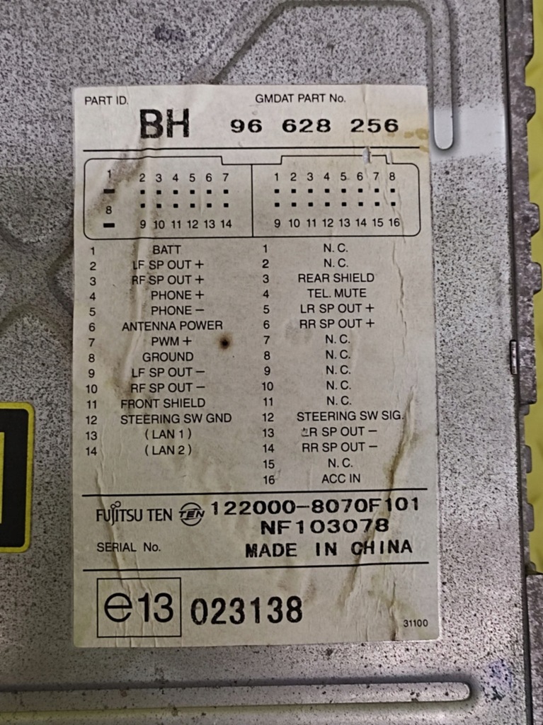 фото №7, Chevrolet epica ii радио проигрыватель 96628256