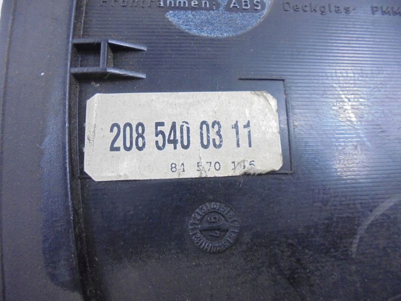 фото №9, Mercedes clk c208 лічильник прилади 2.3b 2085400311