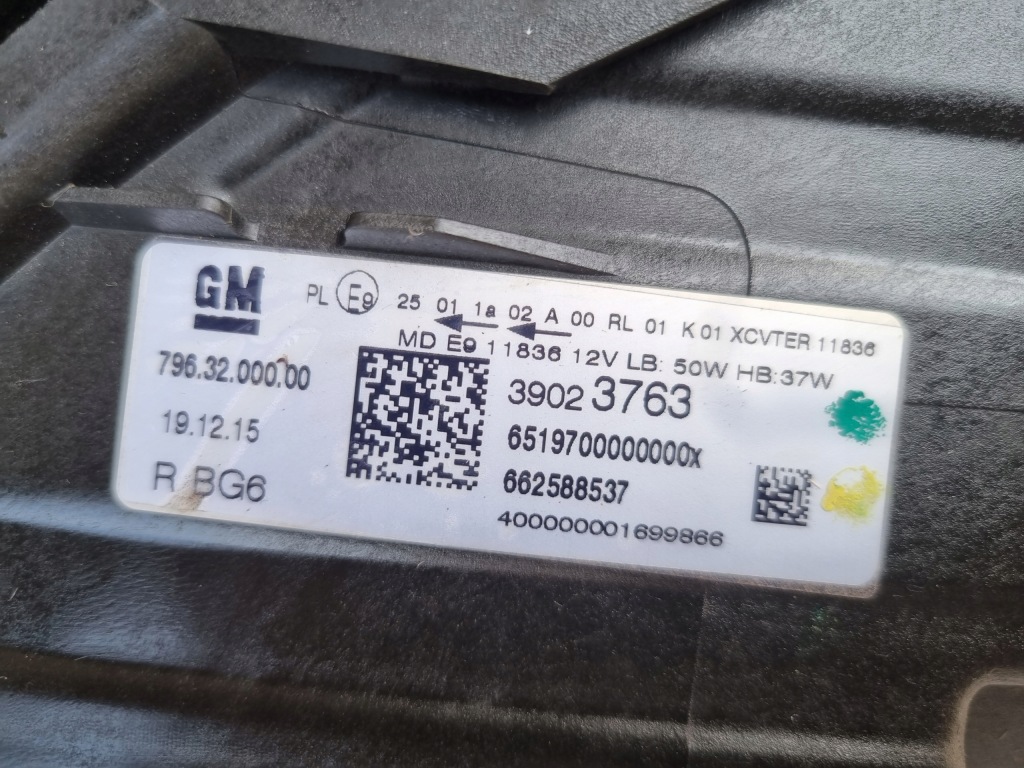 фото №5, Full led opel astra k v 5 лампа правая