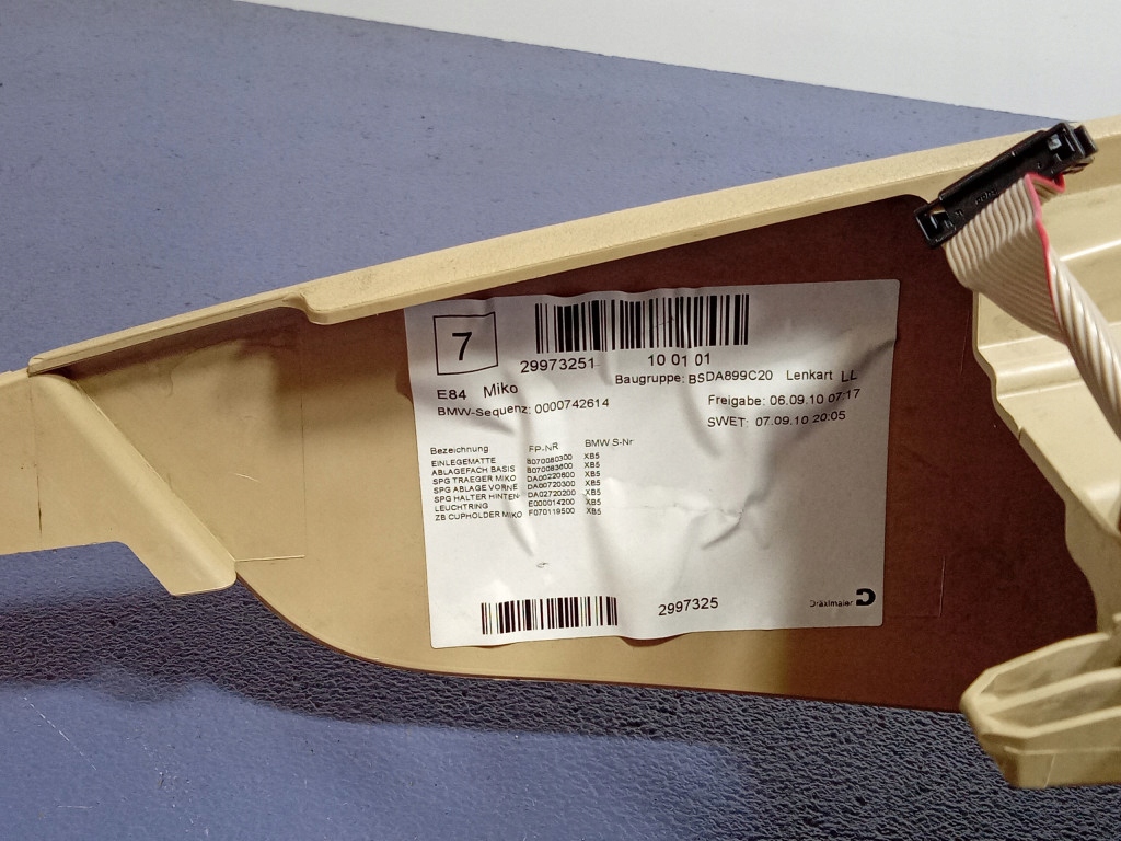 фото №8, Bmw x1 e84 туннель средний подлокотник eu