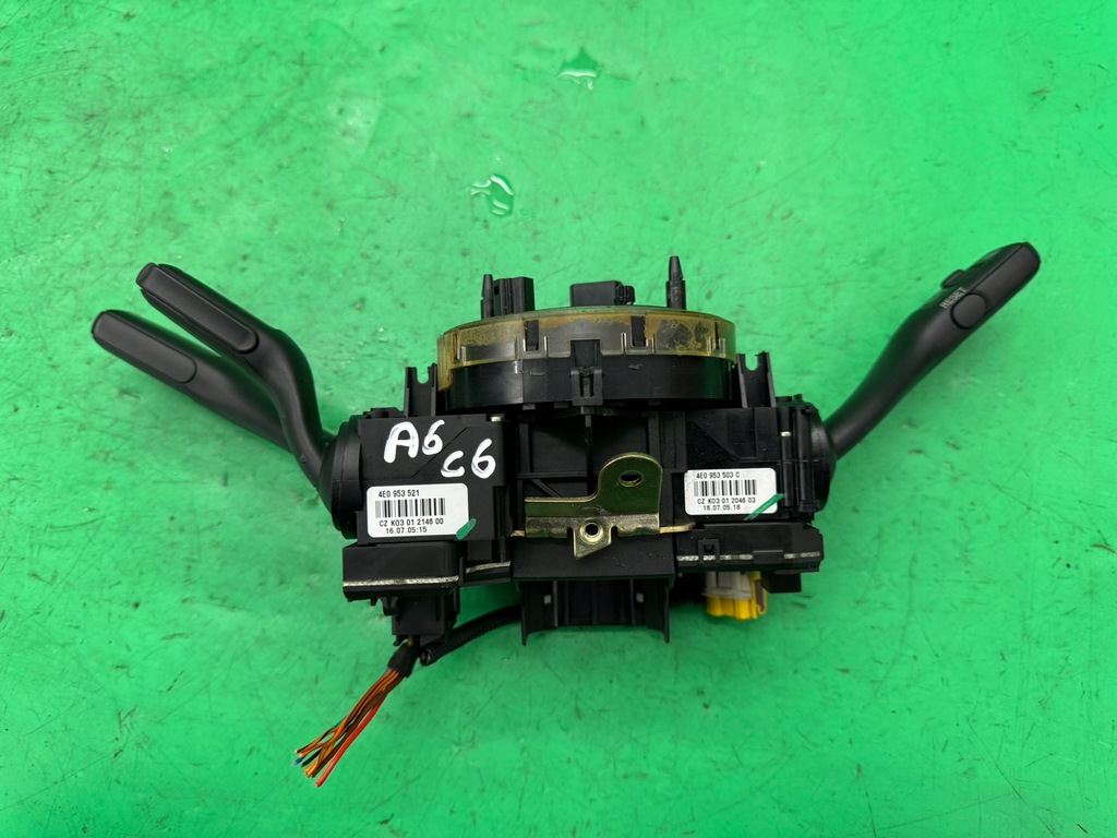 фото №10, Перемикач комбінований перемикач підрульовий круїз-контроль стрічка 4e0953521 audi a6 c6 04-11 avant