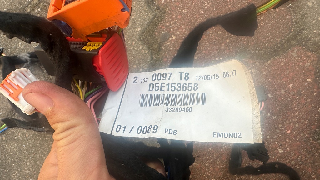 фото №5, Джгут, електропроводка панелі 3008/5008 lift